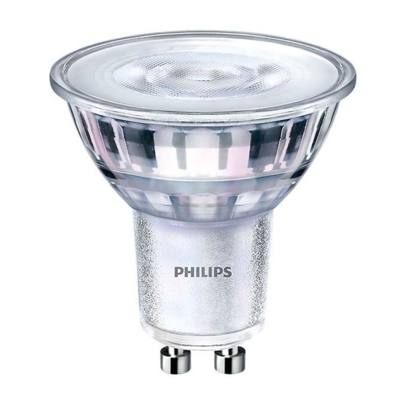 Philips Ściemnialna Żarówka LED GU10 - 3W - 2700K - 230 Lumenów - Przezroczysty