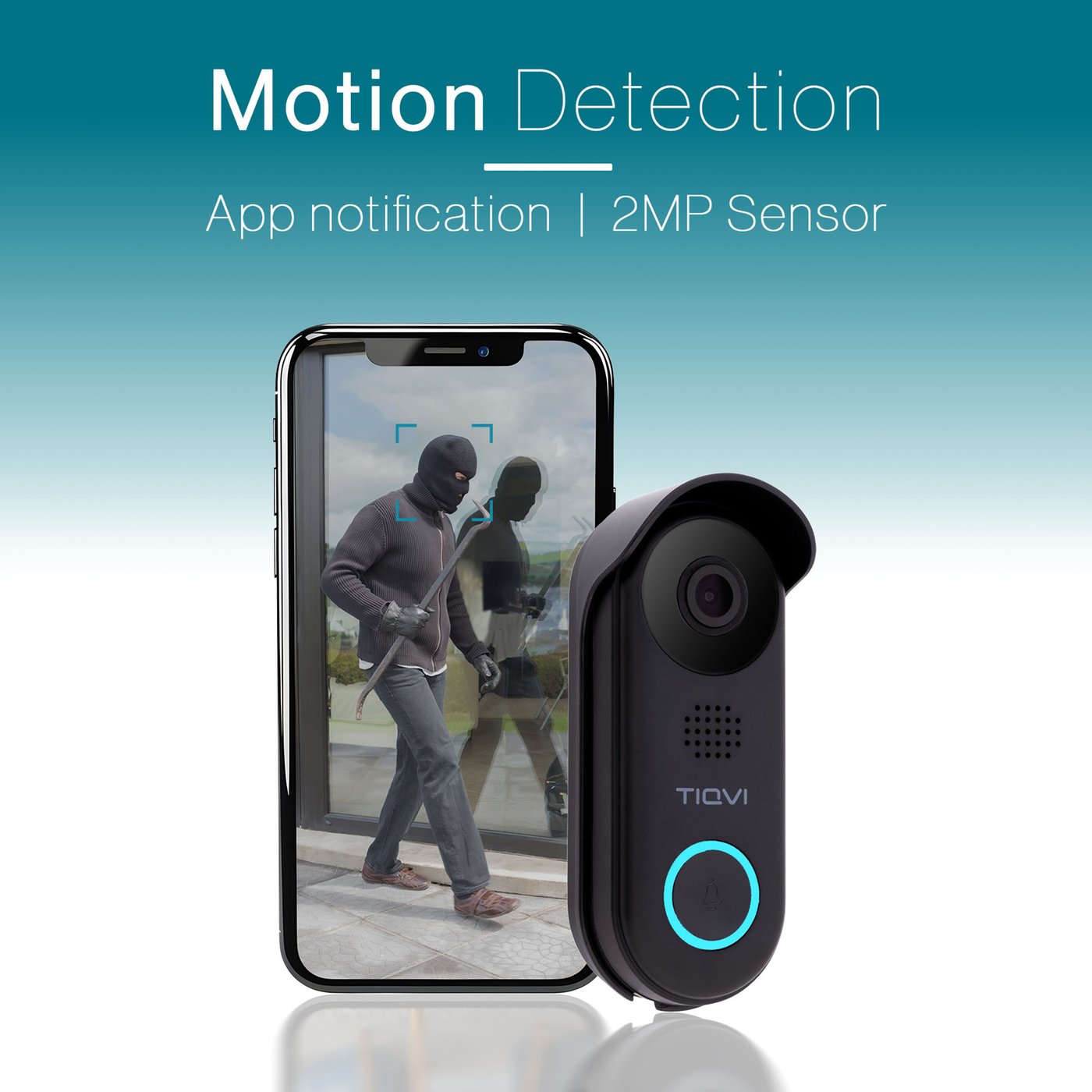 Sonnette - carillon,sonnette vidéo intelligente sans fil,interphone visuel numérique WIFI