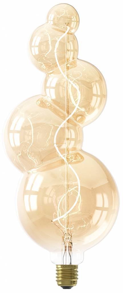 Calex Alicante LED-lampe Ø125 - E27 - 60 lumen - Guld