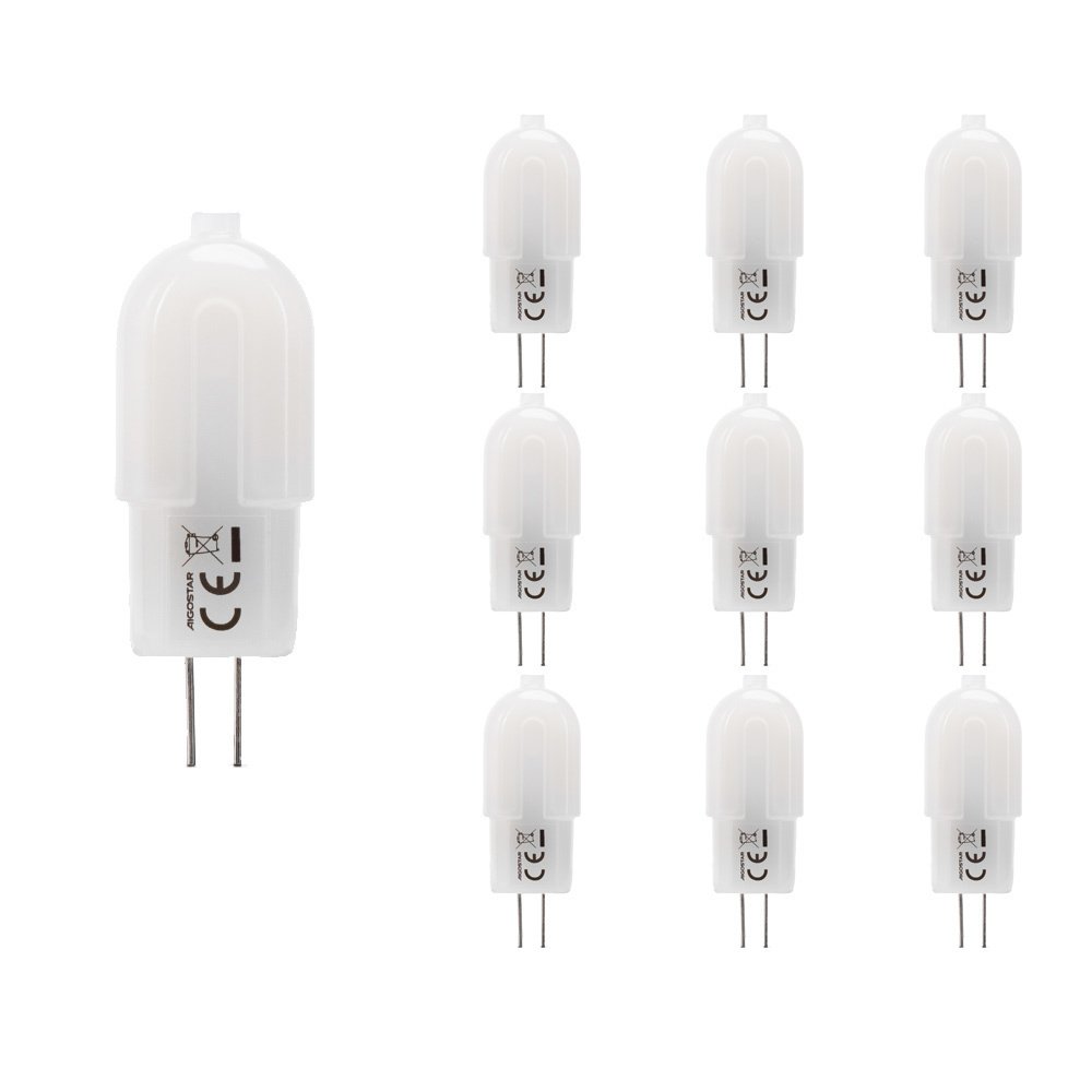 Opakowanie 10 sztuk — Żarówka LED — G4 — 1,3 W — 120 lumenów — 6500 K