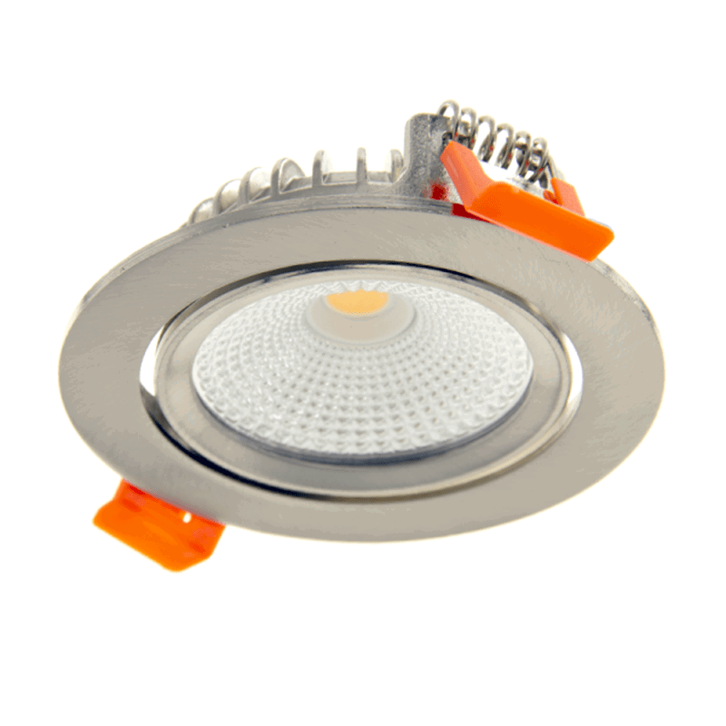 Oczka Sufitowe LED ze Stali Nierdzewnej - 5W - IP42 - 2200K - Odchylany