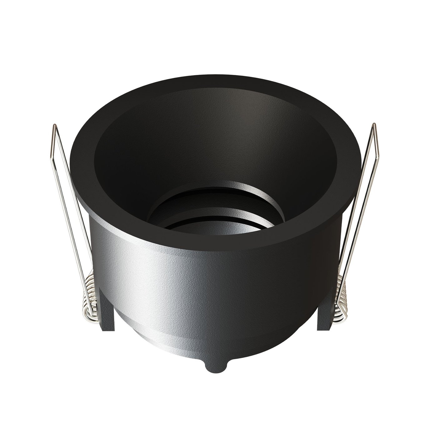 LED Einbaustrahler Dimmbar - Schwarz - Rund - GU10 Fitting - ø81mm