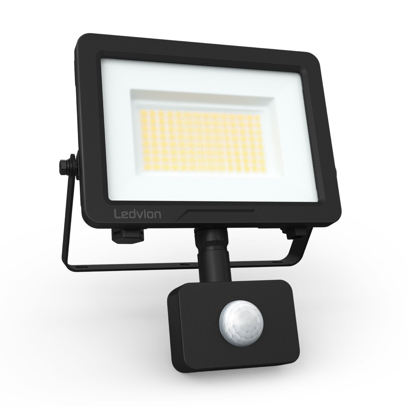 LED Projektør med sensor 50W - IP66 - 4000K - 135lm/w - 5 års garanti