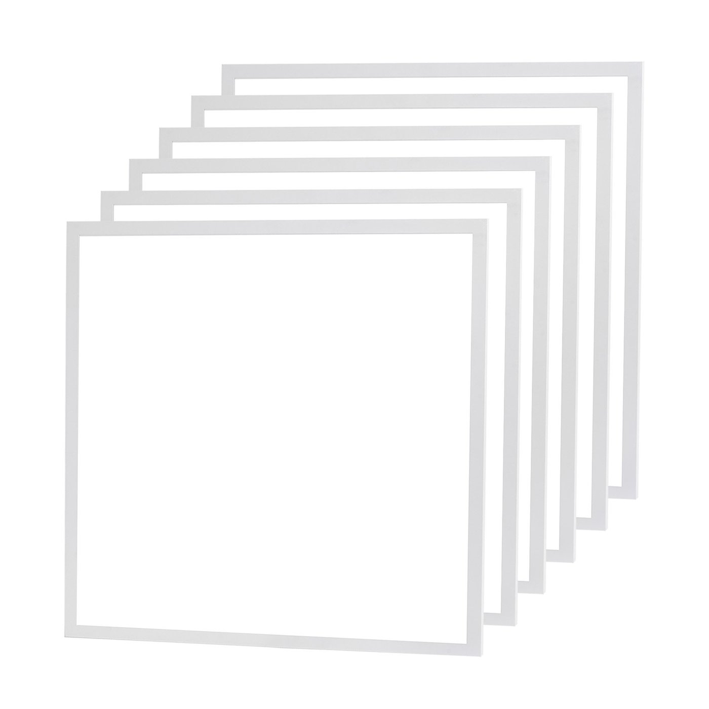 6x LED Panel 60x60 - 36W - 4000K - 100 Lm/W - Flimmerfrei - UGR <22 - 3 Jahre Garantie