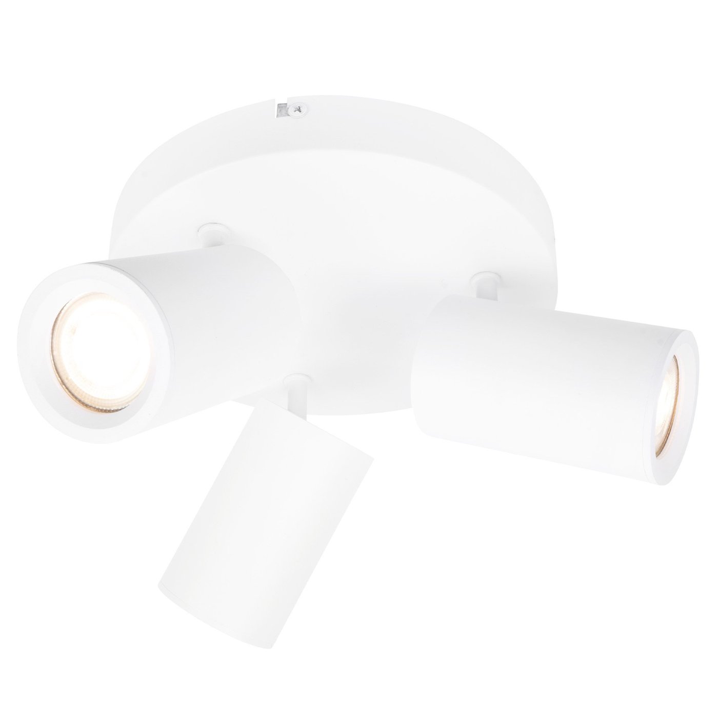 LED Deckenstrahler Weiß Trio - Neigbar - GU10 Fassung