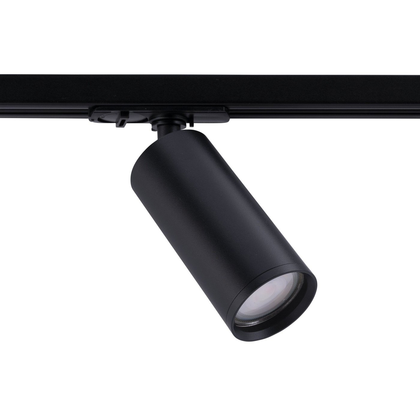 Spot pour Rail Monophasé - Raccord GU10 - Noir