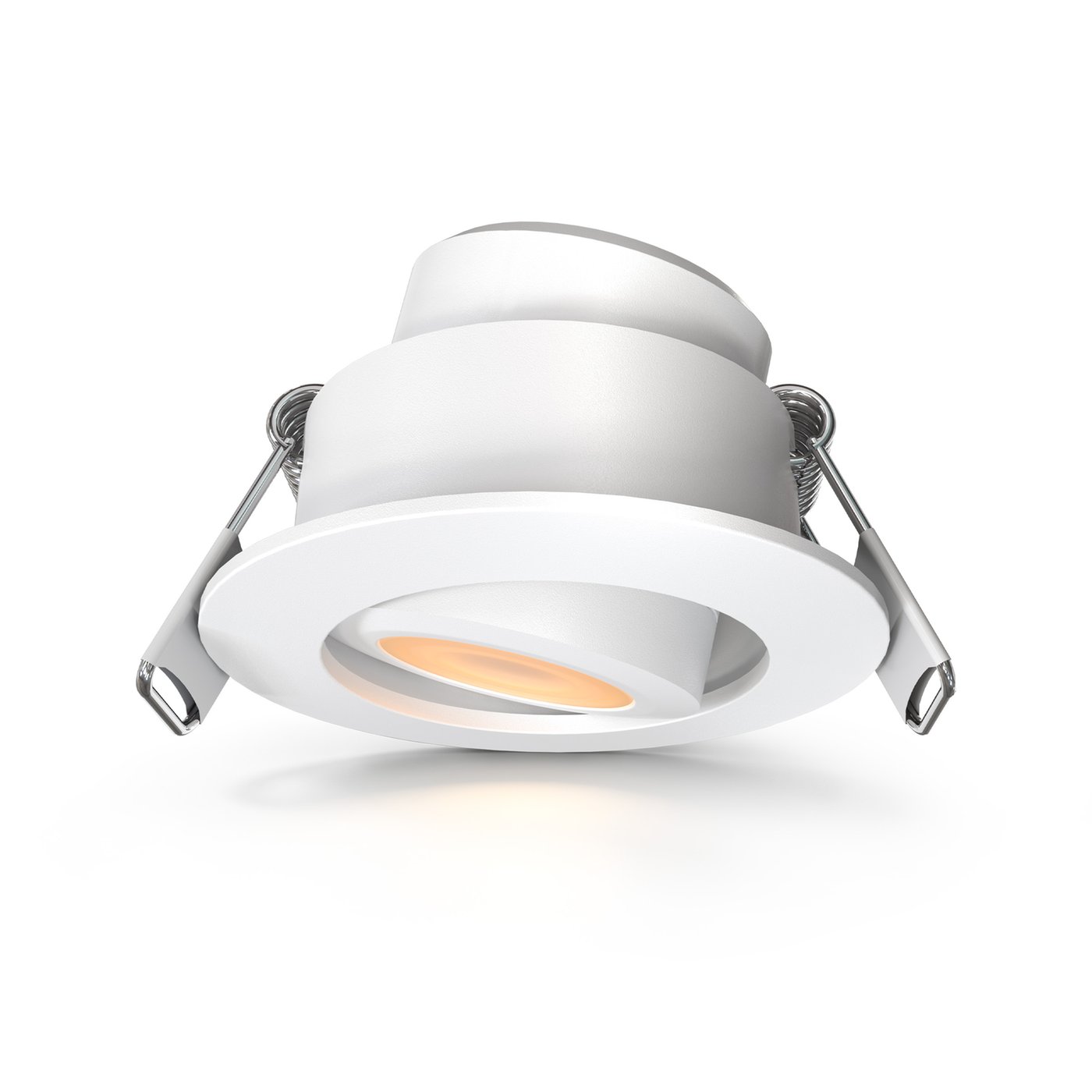 Mini oprawa wpuszczana LED - Ø42mm - IP65 - 2700K - Regulowana - Biała - 3W - 5 lat gwarancji