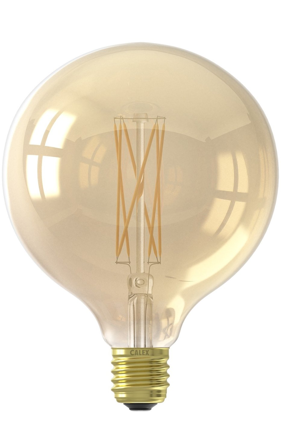 Lampa LED Calex Globe Ciepła Ø125 - E27 - 470 Lm - Złota