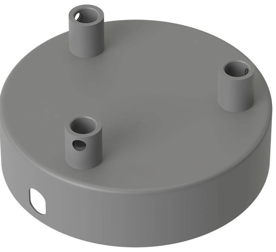 Calex Deckenkappe Beton Grau – 3 Schnüre - Vintage Lampe