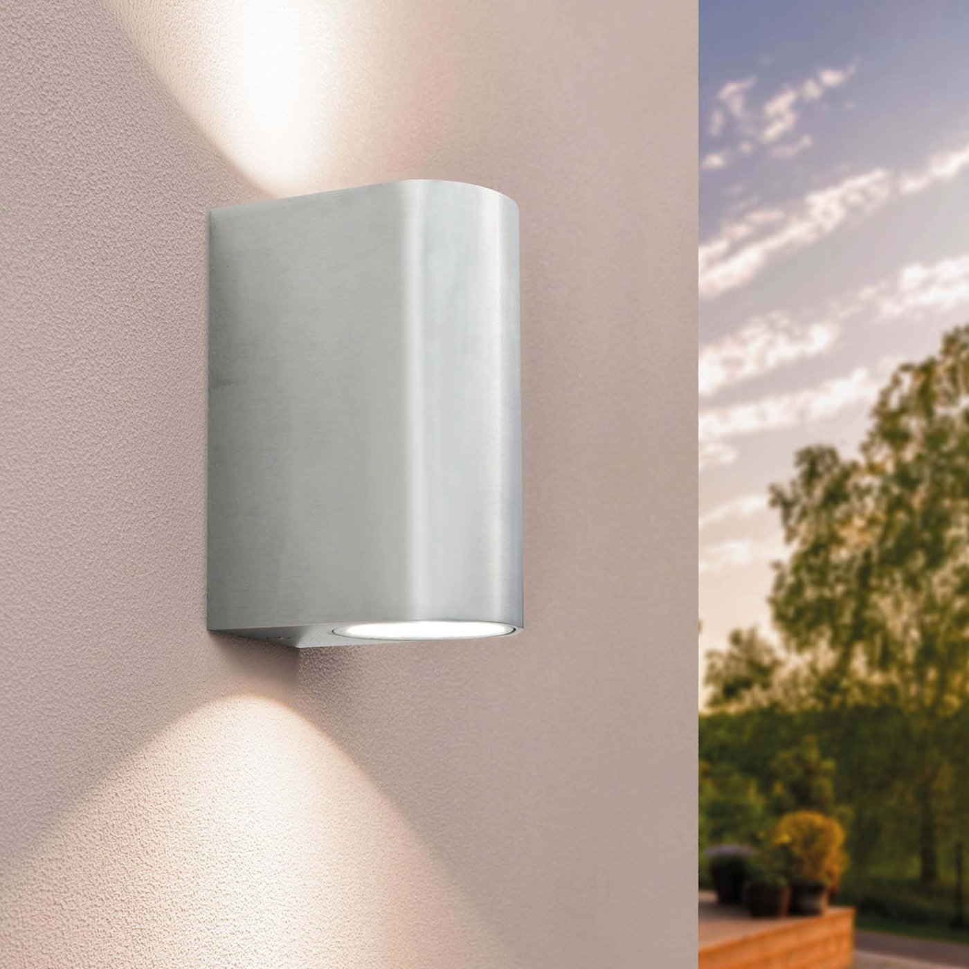 Applique Murale LED - Santa Barbara Acier Inox