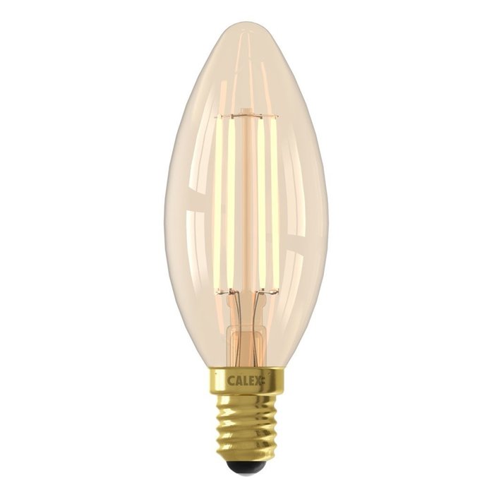 Calex Smart Lamp Gold - E14 - 4.9W - 470 Lumen - 1800-3000K