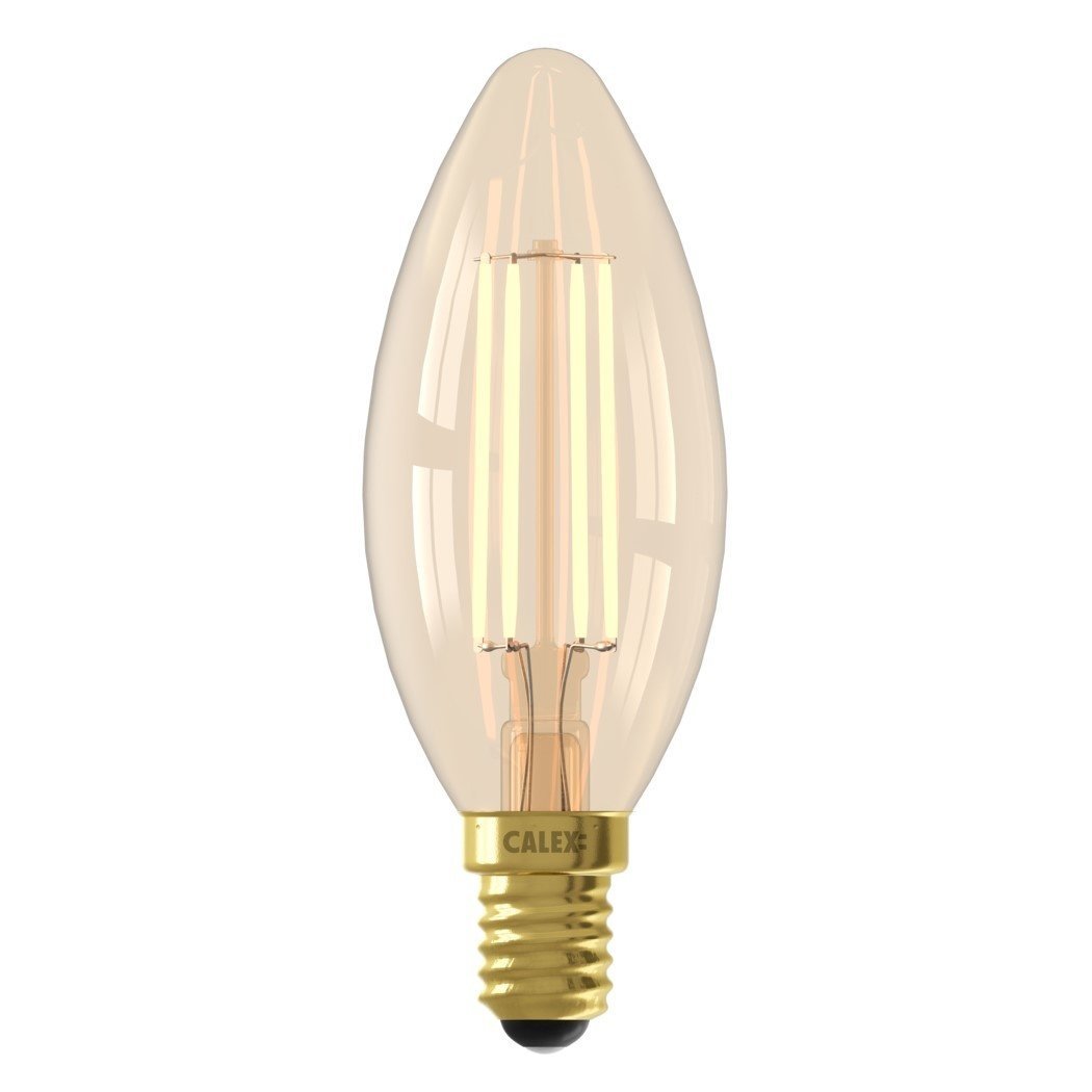 Calex Smart Lamp Gold - E14 - 4.9W - 470 Lumen - 1800-3000K