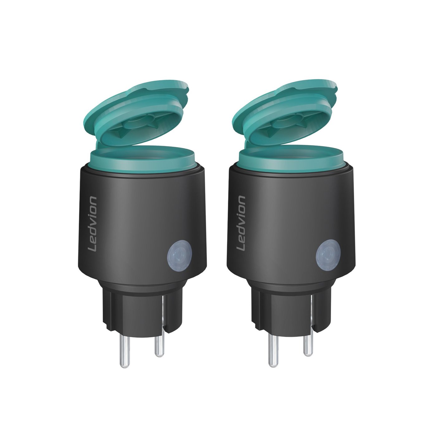 2x Presa da Esterno - Contatore Elettrico - IP44 - Presa Smart