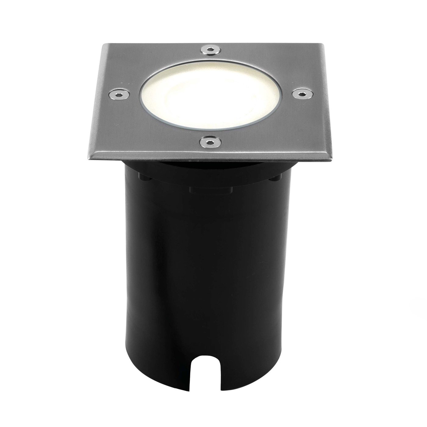 LED Bodeneinbaustrahler Quadrat - IP67 - 3W - 4000K - 1m Kabel