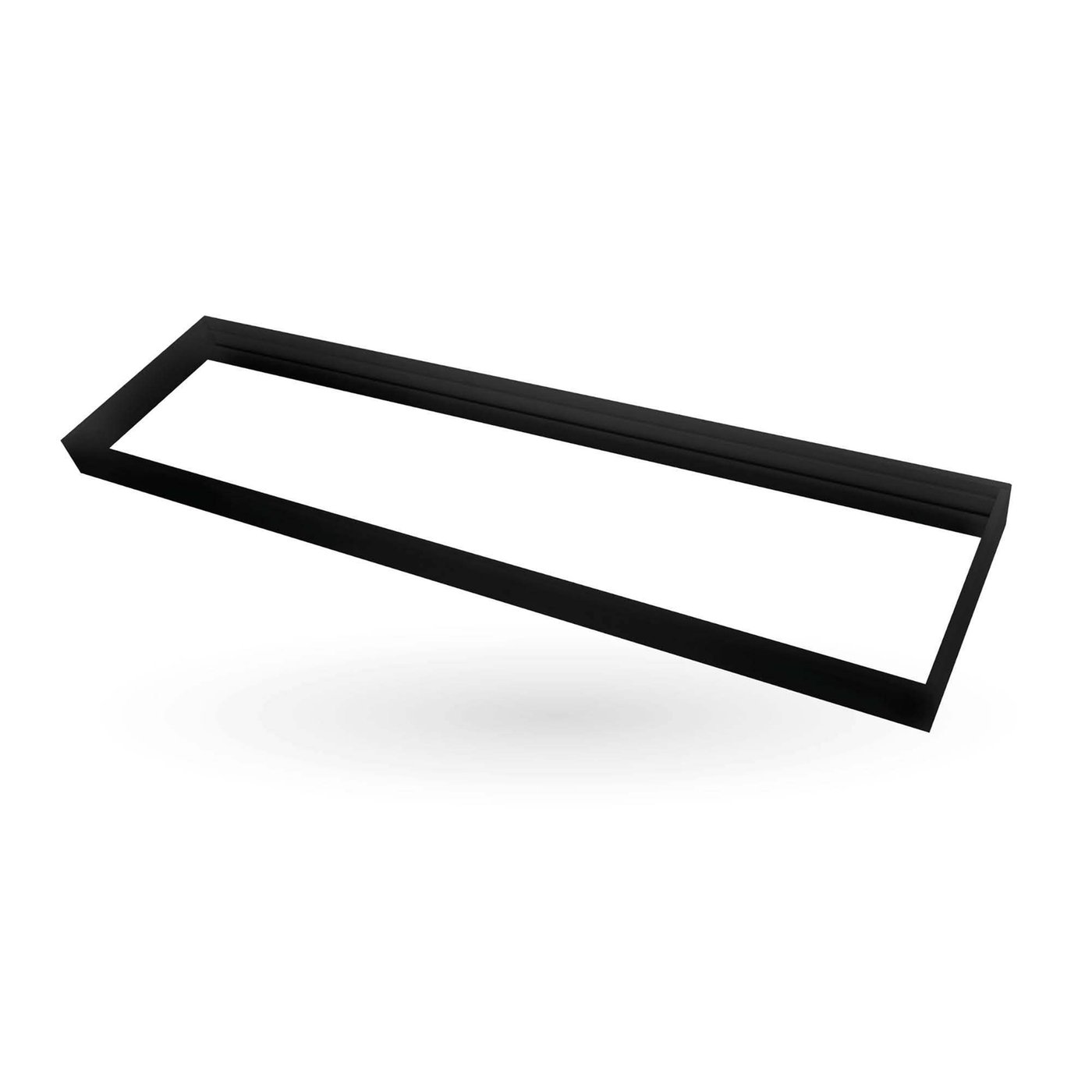 Kit de Montage Panneau Lumineux LED - 120x30 - Aluminium - Noir
