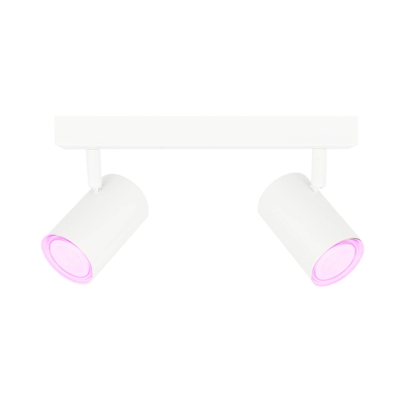 Spot Plafonnier LED WiFi Blanc Duo - 4.9W - RGB+CCT - Inclinable