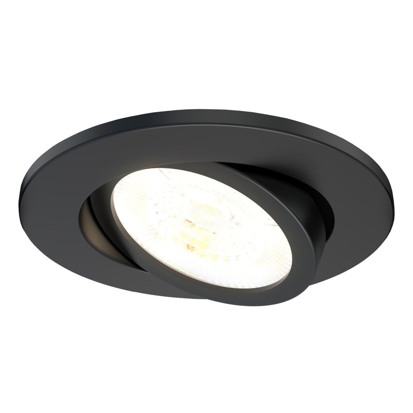 Dimmbare LED Einbaustrahler Schwarz - IP65 - 7W - CCT - 5 Jahre Garantie - Geeignet für das Badezimmer