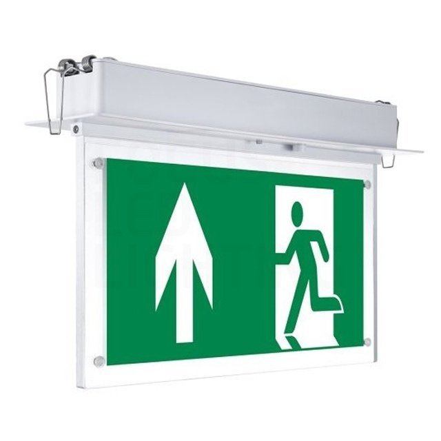 LED Notleuchte Einbau - inkl. Testknopf - IP20 – 2W