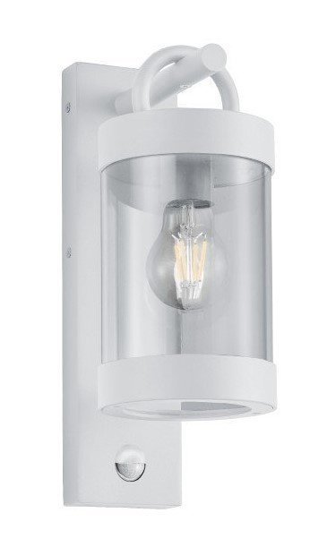 LED Wandleuchte Außen mit Bewegungssensor - E27 Fassung - IP44 - Sambesi - Weiß