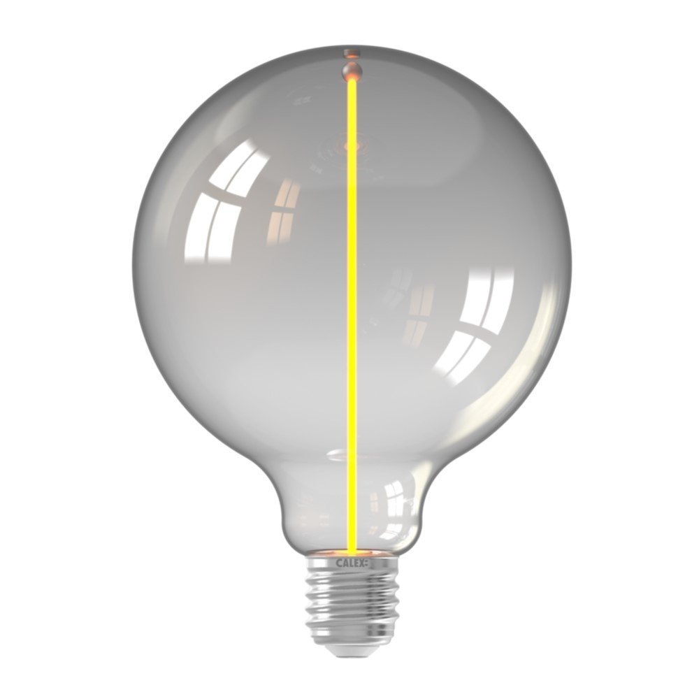 Calex Magneto LED Lamp G125 - E27 - 4W - Titanium - Dimbaar 