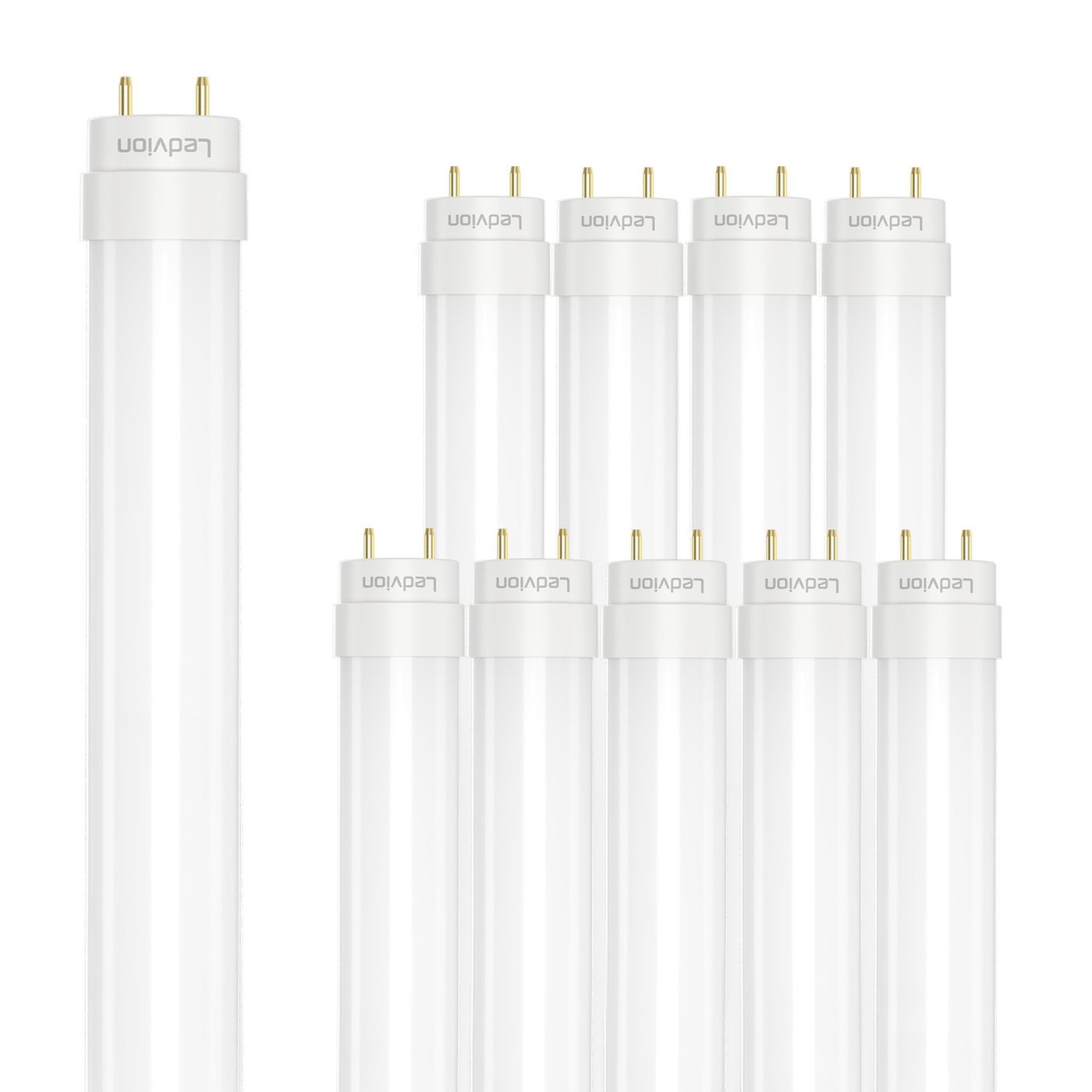 10x Świetlówka LED 120 cm - 18W - 1800 Lumenów - 6500K - 3 lata gwarancji