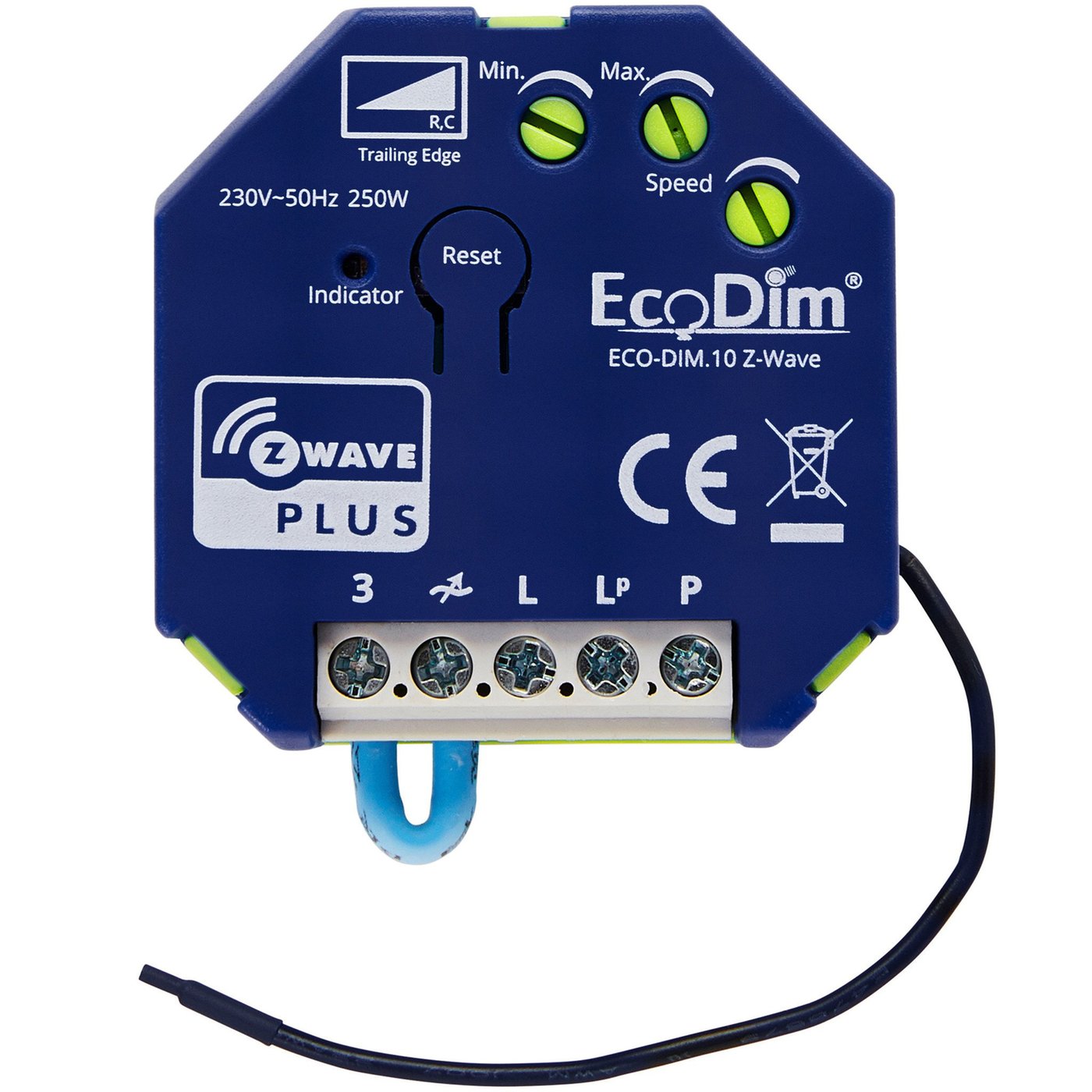 Z-Wave Smart LED Dimmer module 0-250 Watt – Fase afsnijding