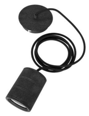 Calex Giant Pendelleuchte - 1 x E40 - Schwarz/Bronze - Vintage Lampe