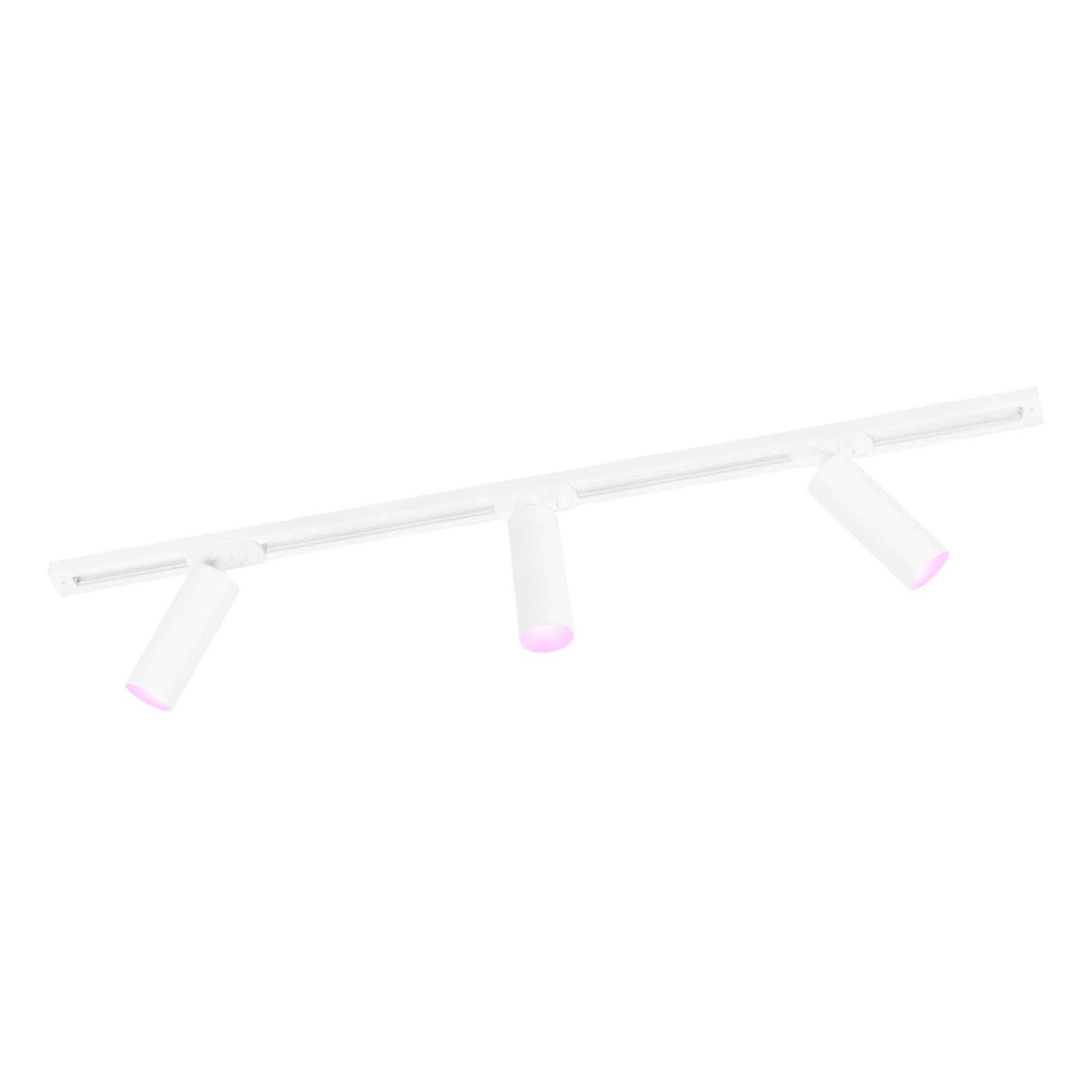 1m Smart LED Schienensystem - 3 Spots - 4.9W - RGB+CCT - Dimmbar - 1 Phasen - Weiß