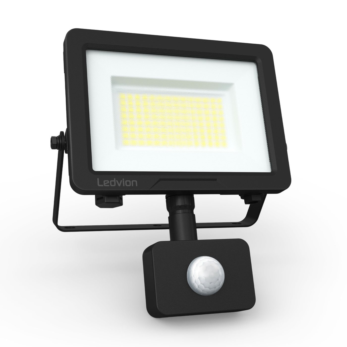 LED Breedstraler met sensor 50W - IP66 - 6500K - 135lm/w - 5 jaar garantie