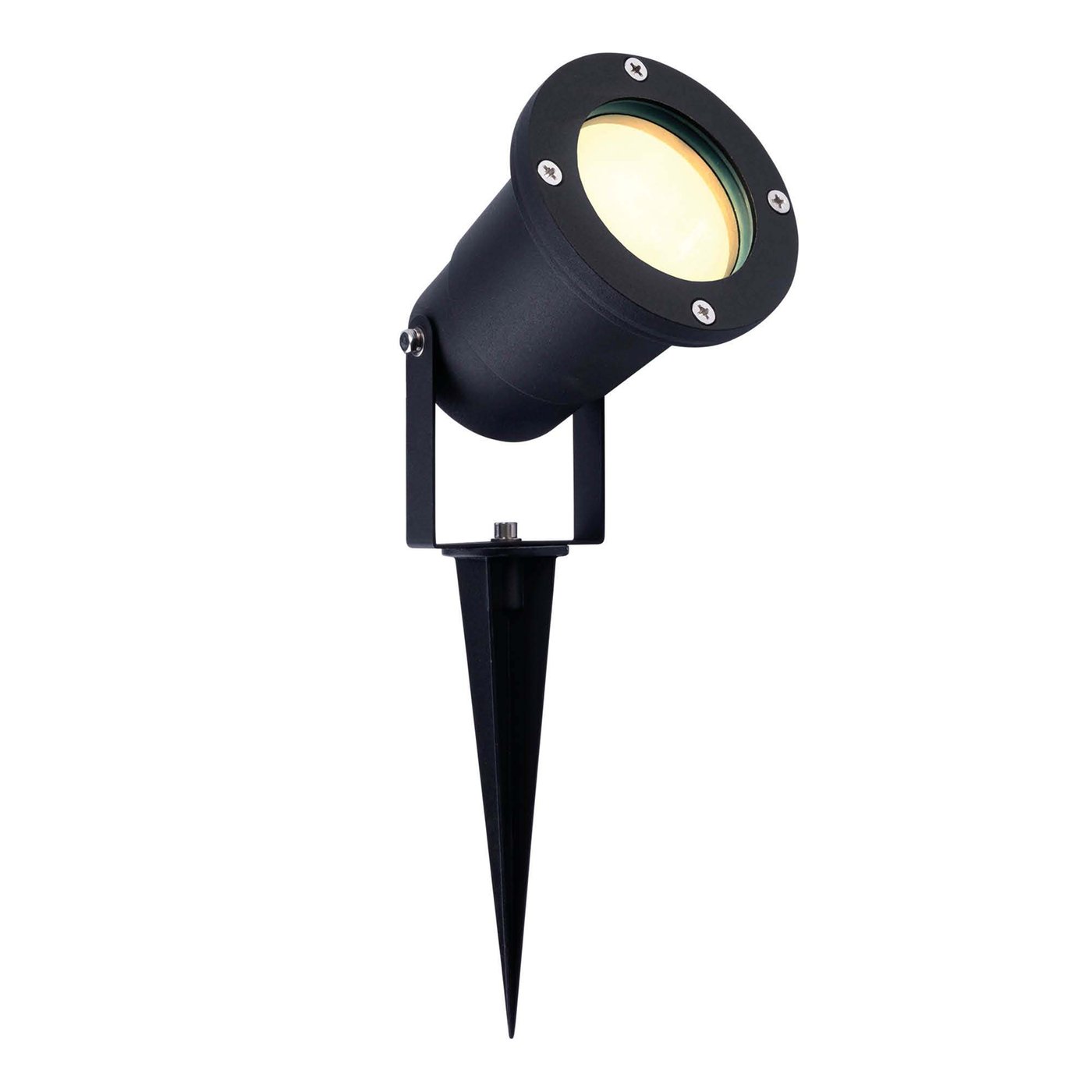 LED Gartenstrahler Aluminium - IP65 - inkl. GU10-Spot - 1M Kabel