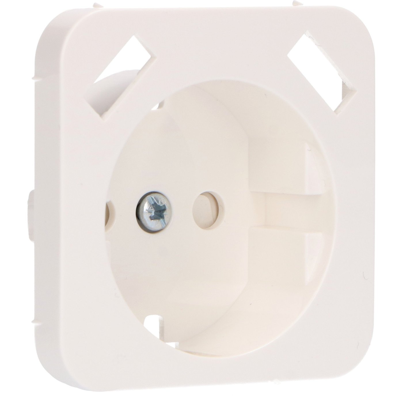 Steckdose Abdeckung mit USB - Typ A+A - 54x54mm - Weiß