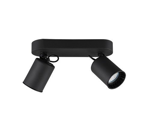 LED Deckenstrahler Pago Duo - Neigbar - GU10-Fassung - Schwarz