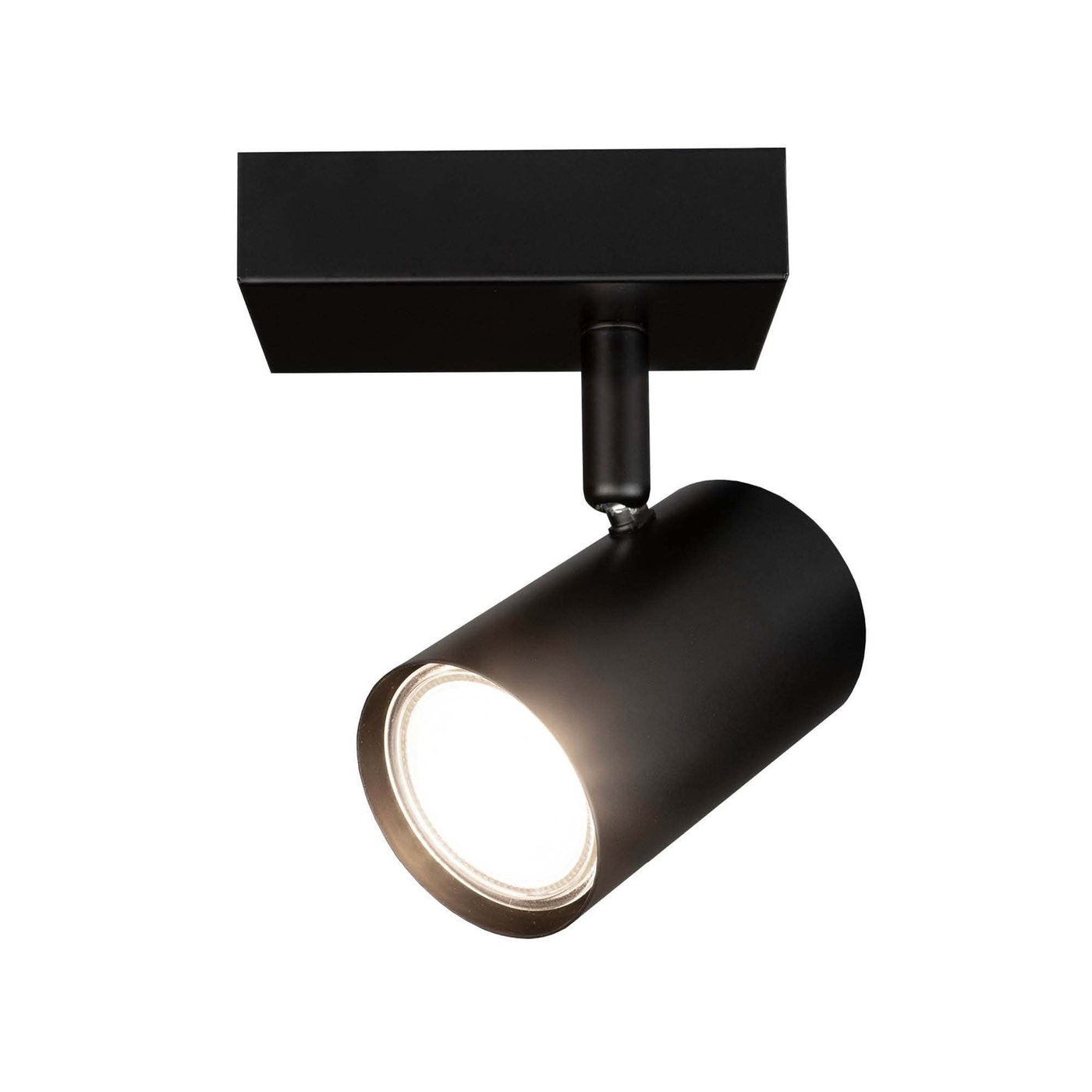 LED Plafondspot Zwart - Dimbaar - 3W - 4000K - Kantelbaar