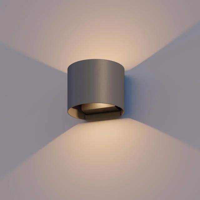 Calex Wandlamp Buiten - Tweezijdig - 7W - 3000K - IP54 - Antraciet