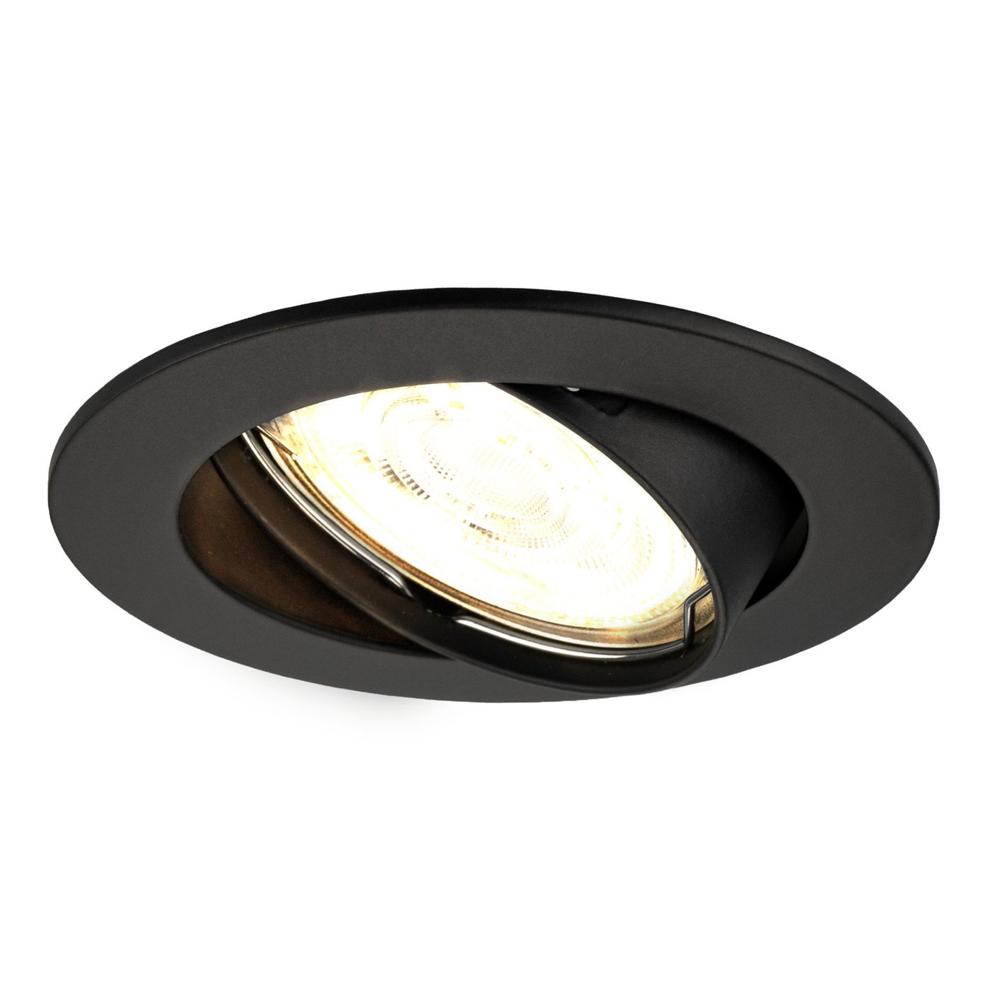 Foco Empotrable LED Regulable Negro - Amsterdam - 3W - 4000K - ø82mm