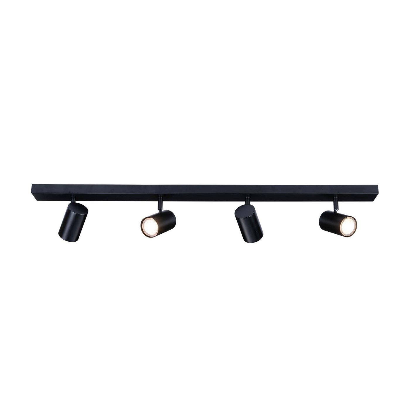 LED Deckenstrahler Schwarz 4-licht - 3W - 2700K - Neigbar