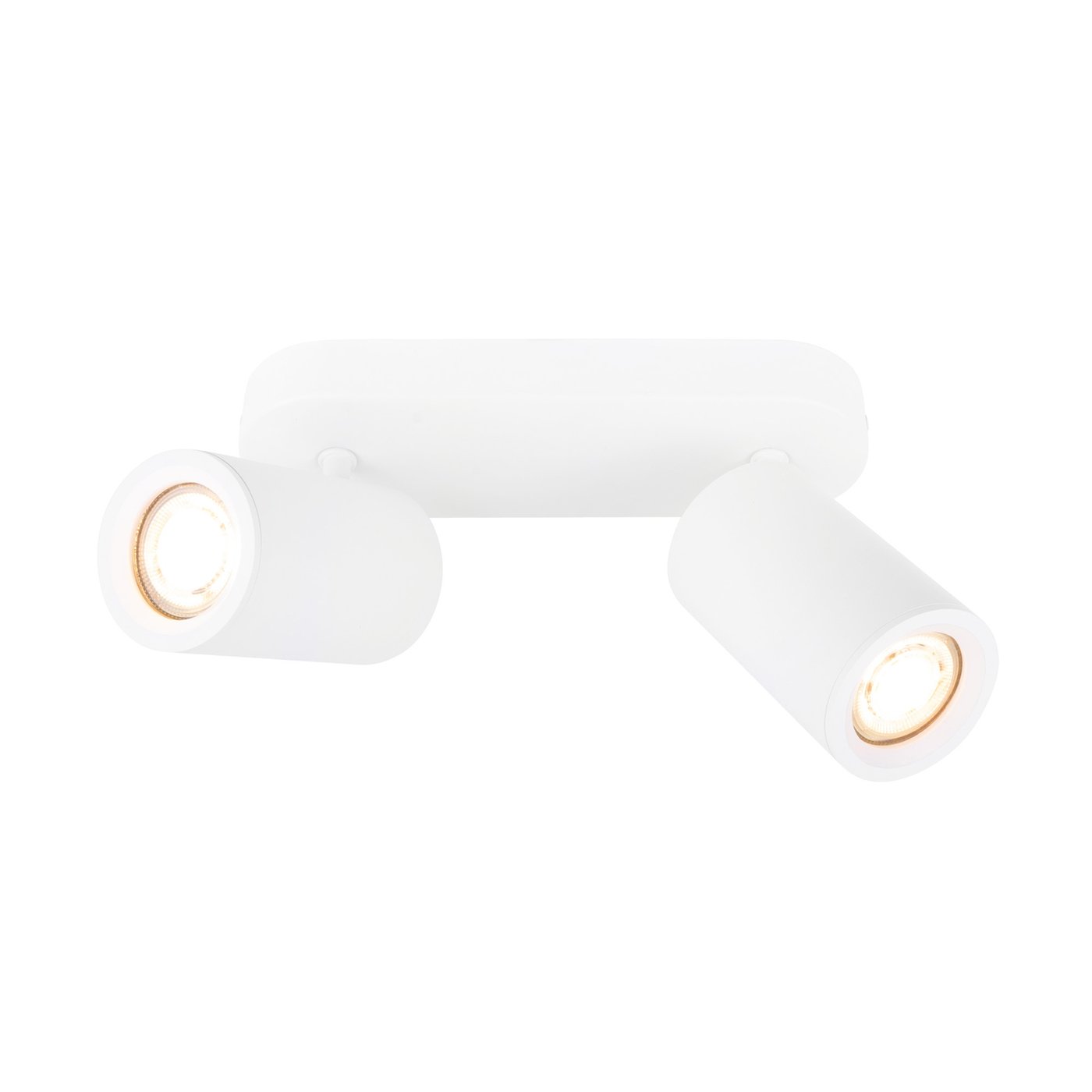Reflektory Sufitowe LED Białe Duo - Ściemniane - 5W - 6500K - Uchylne