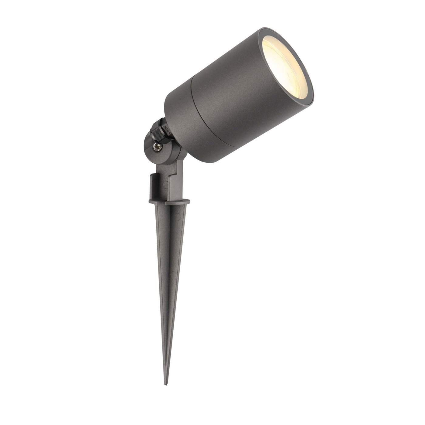 Zewnętrzny Reflektor Ogrodowy LED - Antracyt - IP65 - 3W - 2700K - Kabel zasilający 2 metry