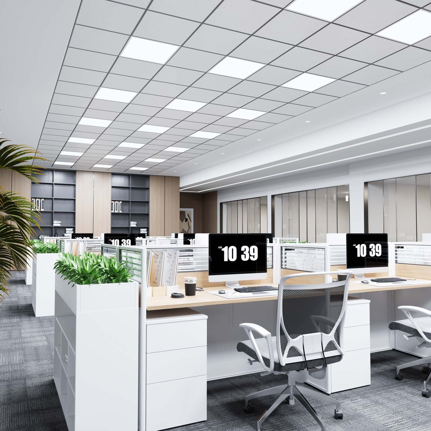 Panel LED 60x60 - 36W - 100 Lm/W - 4000K - Sin Parpadeos - UGR <22