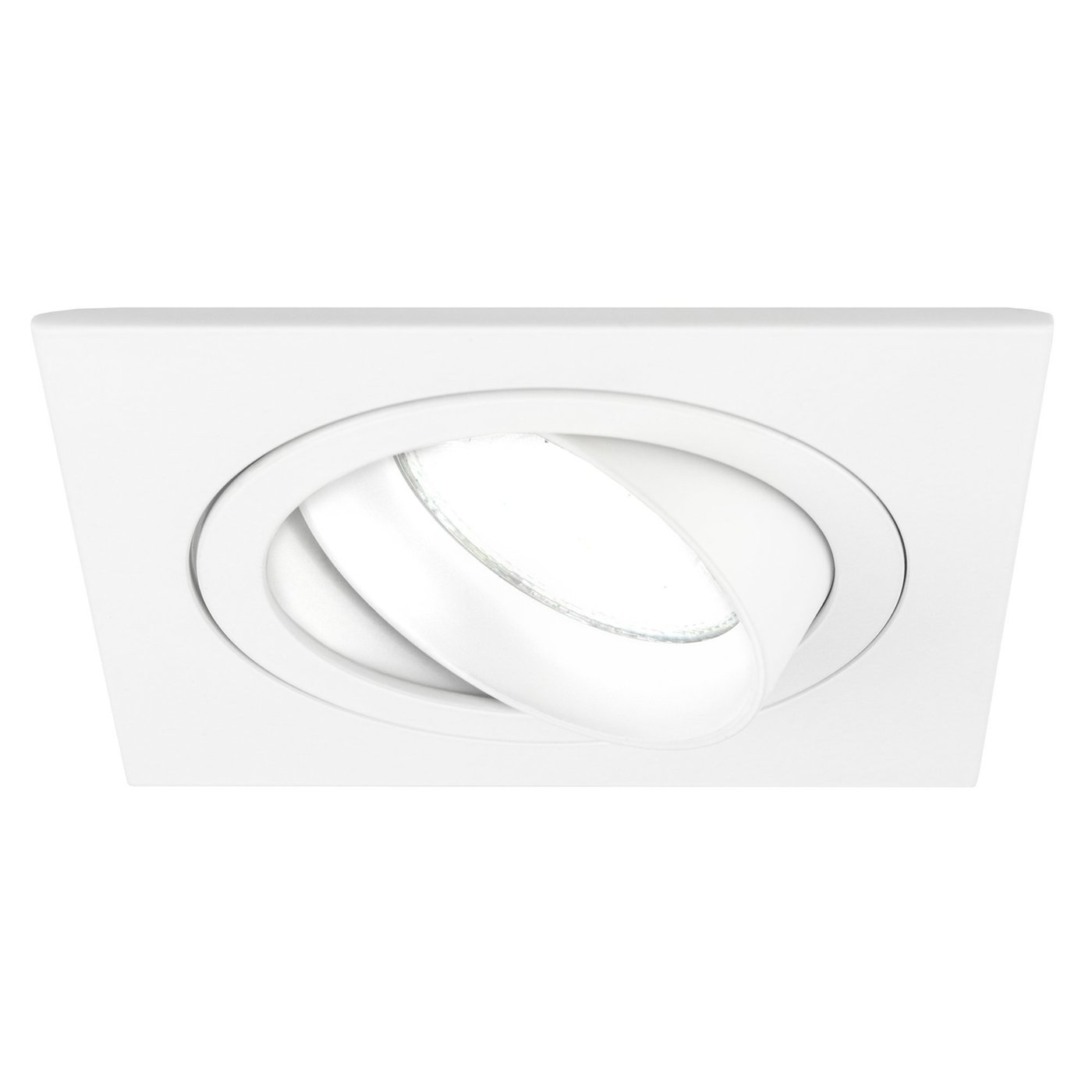Dimbare LED inbouwspot Wit - Sevilla - 3W - 6500K - 92mm - Vierkant