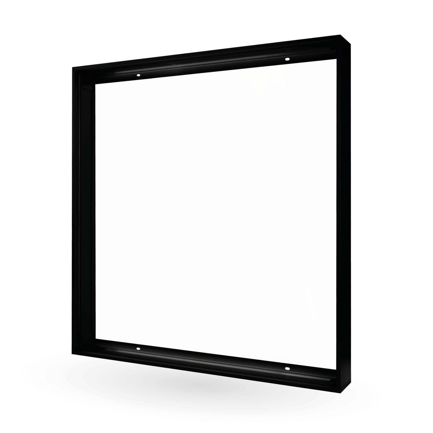 LED Panel Aufbau - 60x60 - Aluminium - Schwarz