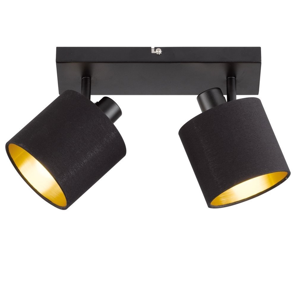 Spoty sufitowe LED Tommy Duo - Uchylna - E14 - Czarna
