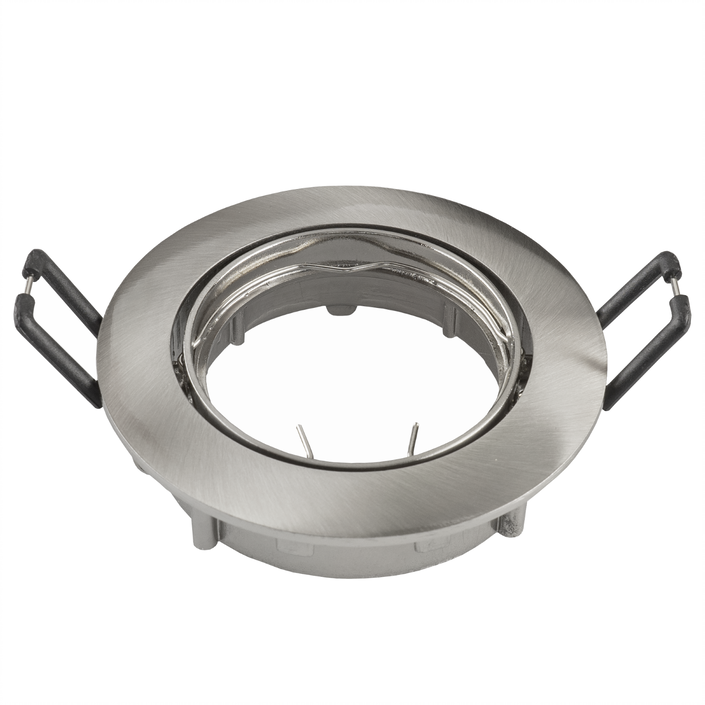 GU10 Support de spot - Ampoule GU10 - Amsterdam - Inox - Ø82mm
