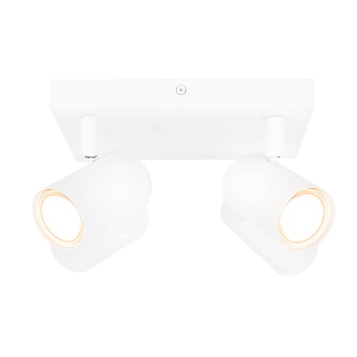 Reflektory sufitowe LED - Biała - 3W - 4000K - ściemniany - Kwadrat - Uchylna