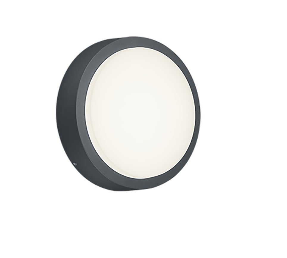 LED Wandleuchte Außen - 3000K - 8.5W - IP54 - Breg - Anthrazit