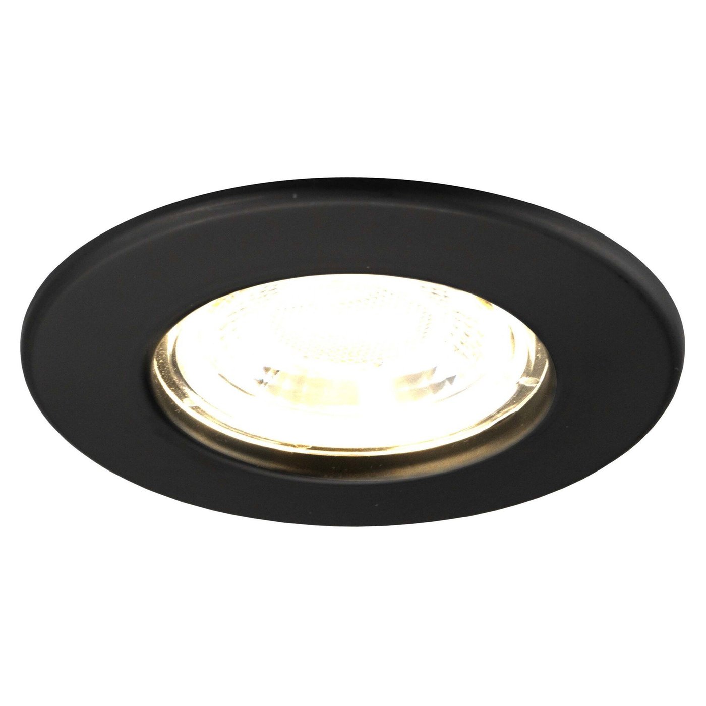 Dimmbare LED Einbaustrahler Schwarz - IP65 - 5W - 2700K - 5 Jahre Garantie - Geeignet für das Badezimmer