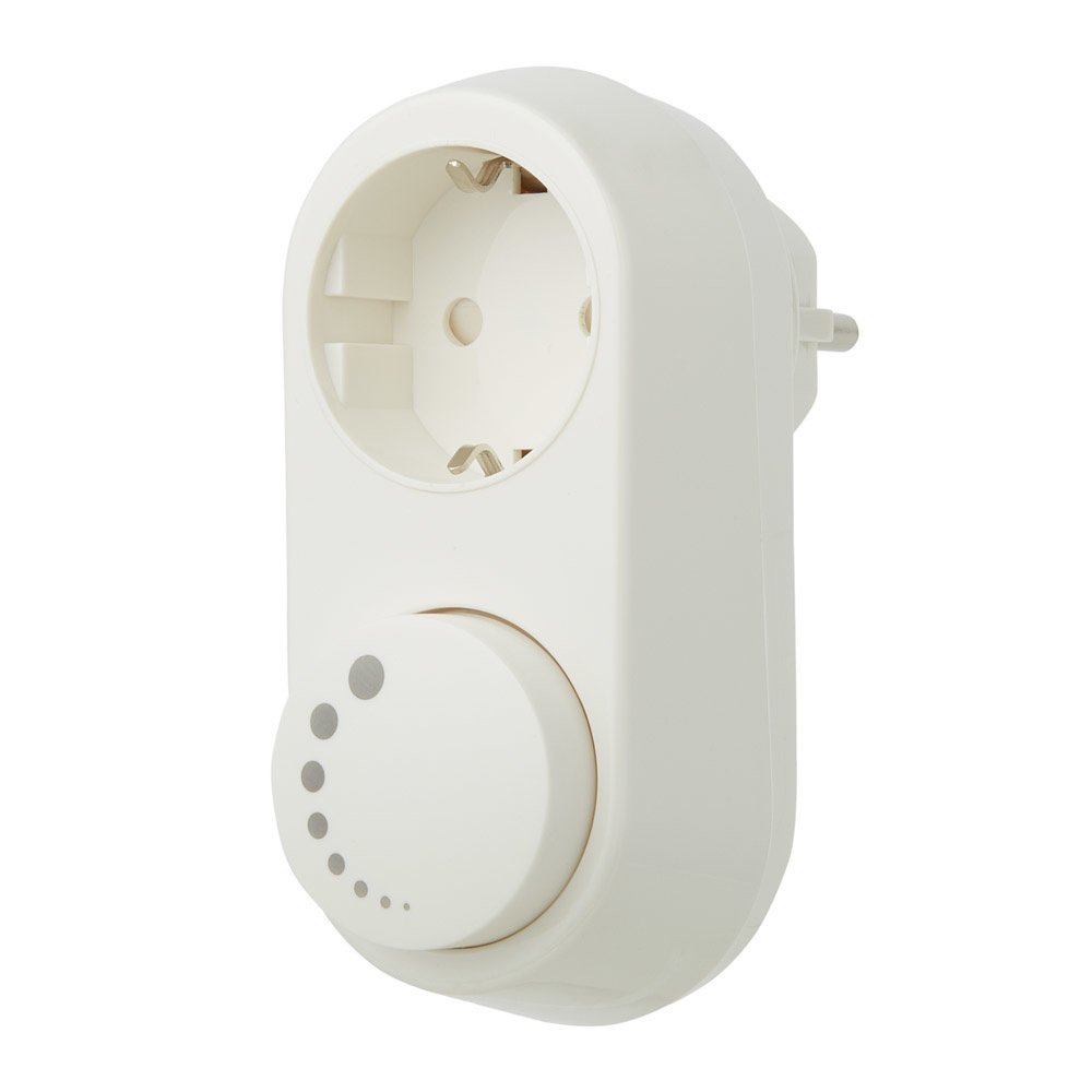 Ściemniacz Wtyczkowy z Gniazdem LED 0-100 W 220-240 V