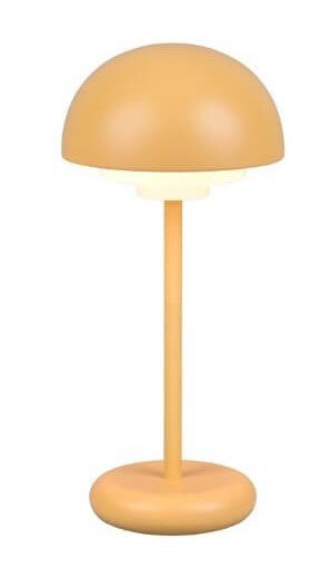 Lampada da Tavolo LED Ricaricabile con Porta USB - 3000K - 2W - IP44 - Elliot - Giallo
