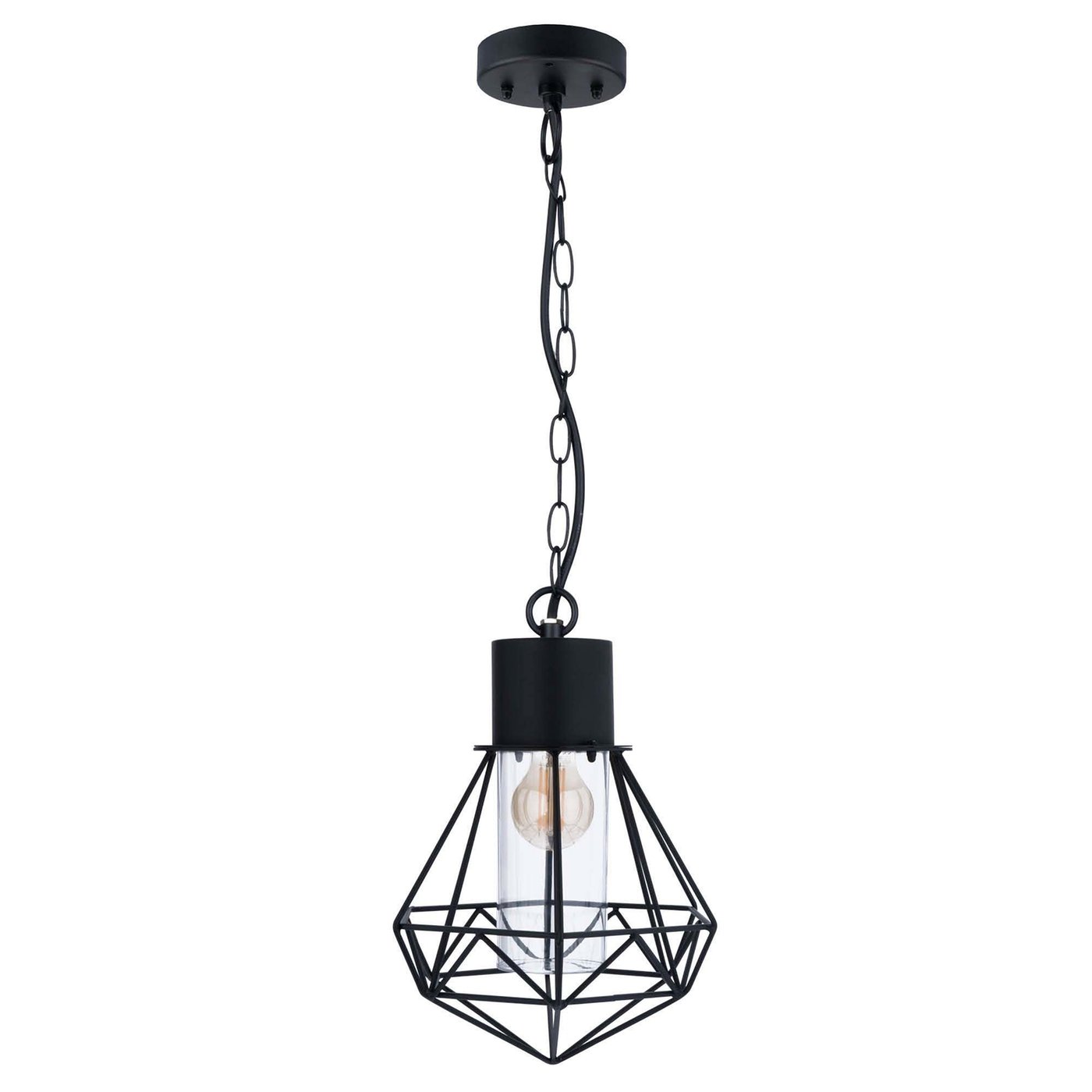 LED Deckenleuchte - Schwarz - IP44LED Deckenleuchte - Schwarz - E27-Fassung - IP44