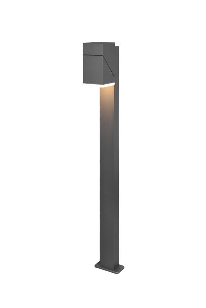 Lampa Stojąca LED - 3000K - 7W - IP54 - 100cm - Antracyt